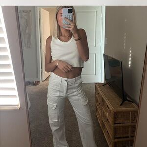 COPY - Zara white cargo pants